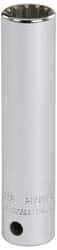 Proto - 3/8" Drive, 1/2" Socket, Spline Socket - 12 Points, 2-1/8" OAL - Apex Tool & Supply