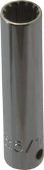 Proto - 1/4" Drive, 5/16" Socket, Spline Socket - 12 Points, 2" OAL - Apex Tool & Supply