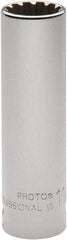 Proto - 1/2" Drive, 11/16" Socket, Spline Socket - 12 Points, 3-3/8" OAL - Apex Tool & Supply
