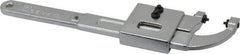 Facom - 0" to 1-31/32" Capacity, Satin Chrome Finish, Pin Spanner Wrench - 8-15/32" OAL, 2.5mm Hook Pin Height - Apex Tool & Supply
