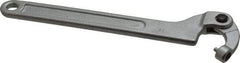 Facom - 19/32" to 1-3/8" Capacity, Satin Chrome Finish, Adjustable Pin Spanner Wrench - 6-39/64" OAL, 3mm Hook Pin Height - Apex Tool & Supply
