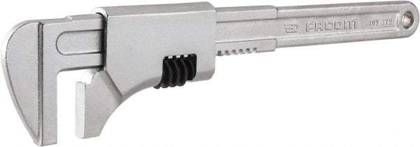 Facom - 14-3/4" Hardened Steel Straight Pipe Wrench - 3-9/64" Pipe Capacity - Apex Tool & Supply