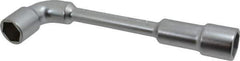 Facom - 15/16", 6 Point, Satin Chrome Coated, 90 ° Offset Socket Wrench - 250mm OAL, 34.5mm Head Thickness - Apex Tool & Supply