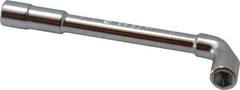 Facom - 5/16", 6 Point, Satin Chrome Coated, 90 ° Offset Socket Wrench - 114mm OAL, 12.5mm Head Thickness - Apex Tool & Supply