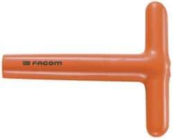 Facom - 8mm 6 Point Insulated Box Wrench - Single End, 19/32" Head Diam, 5-11/16" OAL, Steel - Apex Tool & Supply