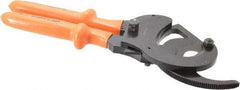 Facom - 13-3/16" OAL, 2" Capacity, 140mm Jaw Width, Insulated Cable Cutter Pliers - Oval Head, Cushion Handles - Apex Tool & Supply