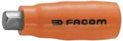 Facom - 1/2" Drive, 14mm Hex Bit Socket - 3-5/8" OAL, 11/16" Bit Length, Insulated - Apex Tool & Supply