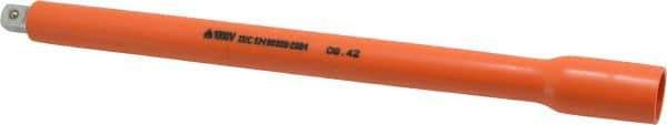 Facom - 3/8" Drive Insulated Socket Extension - 10-1/4" OAL, Single Color Insulation Finish - Apex Tool & Supply