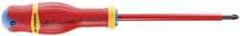 Facom - PZ.0 Point, 75mm Blade Length Posidrive Screwdriver - 175mm OAL - Apex Tool & Supply