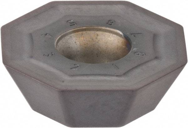 Kennametal - OFKT64 LB Grade KC522M Carbide Milling Insert - TiAlN Finish, 0.2362" Thick, 0.7362" Inscribed Circle, 1.2mm Corner Radius - Apex Tool & Supply