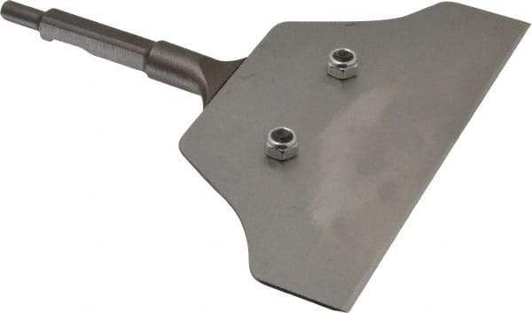 Universal Tool - 8" Head Width, 8" OAL, 1/2" Shank Diam, Flex Blade Scaling Chisel - 1/2 Inch Shank Diameter - Apex Tool & Supply