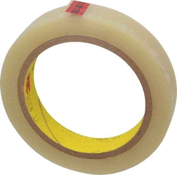 3M - 36 Yds. x 3/4", Clear Polyester Film Tape - 396 Series, 4.1 mil Thick, 43 Lb./Inch Tensile Strength - Apex Tool & Supply