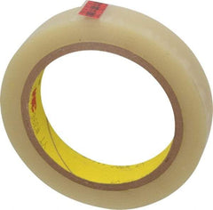 3M - 36 Yds. x 3/4", Clear Polyester Film Tape - 396 Series, 4.1 mil Thick, 43 Lb./Inch Tensile Strength - Apex Tool & Supply