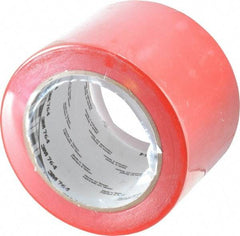 3M - Red Solid Color Vinyl Tape - 3" Wide x 108' Long x 0.005" Thick, General Traffic - Apex Tool & Supply