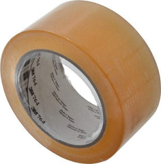 3M - Transparent Solid Color Vinyl Tape - 2" Wide x 108' Long x 0.005" Thick, General Traffic - Apex Tool & Supply