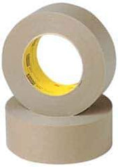 3M - 1-1/2" Wide x 60 Yd Long Brown Paper Masking Tape - Series 2517, 6.5 mil Thick, 35 In/Lb Tensile Strength - Apex Tool & Supply