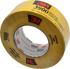 3M - 2" x 55m Yellow Duct Tape - 8.1 mil, Rubber Adhesive, Polyethylene Film Backing, 32 Lb/ln Tensile Strength, 200°F Max, Series 3900 - Apex Tool & Supply