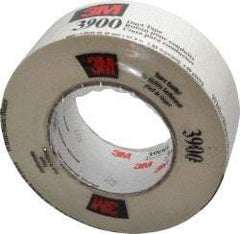3M - 2" x 55m White Duct Tape - 8.1 mil, Rubber Adhesive, Polyethylene Film Backing, 32 Lb/ln Tensile Strength, 200°F Max, Series 3900 - Apex Tool & Supply