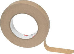 3M - 1" Wide x 60 Yd Long Tan Paper Masking Tape - Series 2515, 6.7 mil Thick, 36 In/Lb Tensile Strength - Apex Tool & Supply