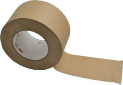 3M - 3" Wide x 60 Yd Long Tan Paper Masking Tape - Series 2515, 6.7 mil Thick, 36 In/Lb Tensile Strength - Apex Tool & Supply