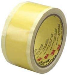 3M - 36 Yds. x 2", Yellow Polyethylene Film Tape - 695 Series, 3 mil Thick, 8 Lb./Inch Tensile Strength - Apex Tool & Supply