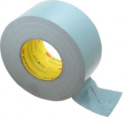 3M - 3" x 55m Blue Duct Tape - 12.1 mil, Rubber Adhesive, Polyethylene Film Backing, 36 Lb/ln Tensile Strength, 200°F Max, Series 8979N - Apex Tool & Supply