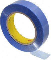 3M - 1" Wide x 72 Yd Long Blue Polyester Film Painter's Tape - Series 8902, 3.5 mil Thick, 46 In/Lb Tensile Strength - Apex Tool & Supply