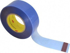 3M - 2" Wide x 72 Yd Long Blue Polyester Film Painter's Tape - Series 8905, 6.5 mil Thick, 110 In/Lb Tensile Strength - Apex Tool & Supply