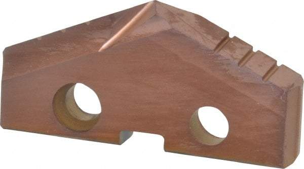 Allied Machine and Engineering - 1-21/32" Diam x 1/4" Thick, Seat Code 3, 132° Included Angle Spade Drill Insert - AM200 Coated, Cobalt, Grade Super Cobalt, Series GEN2 T-A - Apex Tool & Supply
