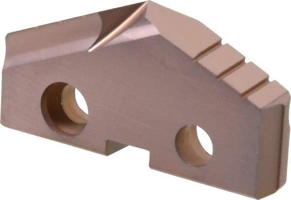 Allied Machine and Engineering - 39mm Diam x 1/4" Thick, Seat Code 3, 132° Included Angle Spade Drill Insert - AM200 Coated, Cobalt, Grade Super Cobalt, Series GEN2 T-A - Apex Tool & Supply