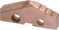 Allied Machine and Engineering - 44mm Diam x 1/4" Thick, Seat Code 3, 132° Included Angle Spade Drill Insert - AM200 Coated, Cobalt, Grade Super Cobalt, Series GEN2 T-A - Apex Tool & Supply