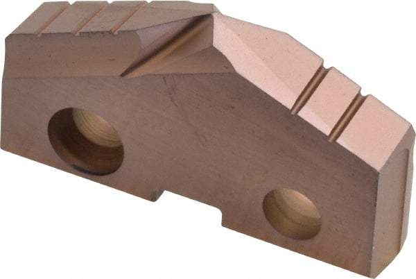 Allied Machine and Engineering - 1-13/32" Diam x 1/4" Thick, Seat Code 3, 132° Included Angle Spade Drill Insert - AM200 Coated, Cobalt, Grade Premium Cobalt, Series GEN2 T-A - Apex Tool & Supply