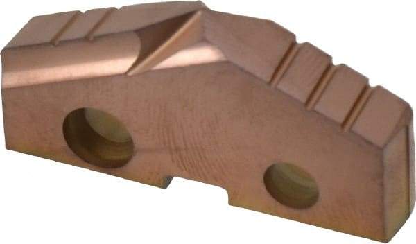 Allied Machine and Engineering - 1-17/32" Diam x 1/4" Thick, Seat Code 3, 132° Included Angle Spade Drill Insert - AM200 Coated, Cobalt, Grade Premium Cobalt, Series GEN2 T-A - Apex Tool & Supply