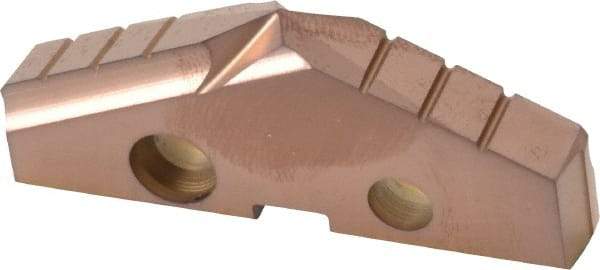 Allied Machine and Engineering - 1-7/8" Diam x 1/4" Thick, Seat Code 3, 132° Included Angle Spade Drill Insert - AM200 Coated, Cobalt, Grade Premium Cobalt, Series GEN2 T-A - Apex Tool & Supply