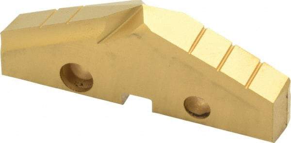 Allied Machine and Engineering - 2-5/16" Diam x 5/16" Thick, Seat Code 4, 132° Included Angle Spade Drill Insert - TiN Coated, Cobalt, Grade Super Cobalt, Series GEN2 T-A - Apex Tool & Supply