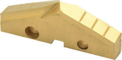 Allied Machine and Engineering - 2-5/16" Diam x 5/16" Thick, Seat Code 4, 132° Included Angle Spade Drill Insert - TiN Coated, Cobalt, Grade Super Cobalt, Series GEN2 T-A - Apex Tool & Supply