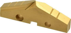 Allied Machine and Engineering - 2-7/16" Diam x 5/16" Thick, Seat Code 4, 132° Included Angle Spade Drill Insert - TiN Coated, Cobalt, Grade Super Cobalt, Series GEN2 T-A - Apex Tool & Supply