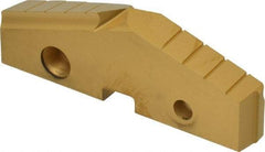 Allied Machine and Engineering - 3-3/8" Diam x 7/16" Thick, Seat Code 6, 144° Included Angle Spade Drill Insert - TiN Coated, High Speed Steel, Series GEN2 T-A - Apex Tool & Supply