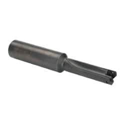 Allied Machine and Engineering - Series 0, 33/64 to 11/16" Diam, 3/4" Diam Straight Shank, Straight Flute Spade Drill - 1-3/8" Max Depth, 2-19/64" Body Length, 4-9/16" OAL, Short Length, Through Coolant - Apex Tool & Supply