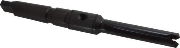 Allied Machine and Engineering - Series 1, 45/64 to 15/16" Diam, 3MT Taper Shank, Straight Flute Spade Drill - 2-3/4" Max Depth, 5-39/64" Body Length, 9-5/32" OAL, Short Length, Through Coolant - Apex Tool & Supply