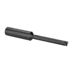 Allied Machine and Engineering - Series Y, 3/8 to 27/64" Diam, 3/4" Diam Straight Shank, Straight Flute Spade Drill - 2-3/8" Max Depth, 3-1/4" Body Length, 5-17/32" OAL, Standard Length, Through Coolant - Apex Tool & Supply