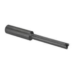 Allied Machine and Engineering - Series Z, 7/16 to 1/2" Diam, 3/4" Diam Straight Shank, Straight Flute Spade Drill - 2-3/8" Max Depth, 3-1/4" Body Length, 5-17/32" OAL, Standard Length, Through Coolant - Apex Tool & Supply