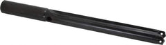 Allied Machine and Engineering - Series 2, 31/32 to 1-3/8" Diam, 1" Diam Straight Shank, Straight Flute Spade Drill - 7-3/8" Max Depth, 8-41/64" Body Length, 12" OAL, Standard Length, Through Coolant - Apex Tool & Supply
