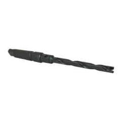 Allied Machine and Engineering - Series 1, 45/64 to 15/16" Diam, 4MT Taper Shank, Helical Flute Spade Drill - 6-3/4" Max Depth, 9-43/64" Body Length, 14-5/32" OAL, Standard Length, Through Coolant - Apex Tool & Supply