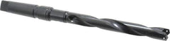 Allied Machine and Engineering - Series 2, 31/32 to 1-3/8" Diam, 4MT Taper Shank, Helical Flute Spade Drill - 7-3/8" Max Depth, 10-19/64" Body Length, 14-25/32" OAL, Standard Length, Through Coolant - Apex Tool & Supply