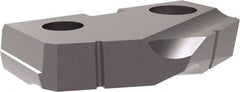 Allied Machine and Engineering - 1-1/16" Diam x 3/16" Thick, Seat Code 2, 132° Included Angle Spade Drill Insert - TiAlN Coated, Carbide, Grade K10, Series T-A - Apex Tool & Supply