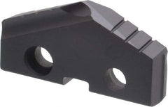 Allied Machine and Engineering - 39mm Diam x 1/4" Thick, Seat Code 3, 132° Included Angle Spade Drill Insert - TiAlN Coated, Carbide, Grade P40, Series T-A - Apex Tool & Supply