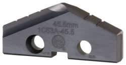 Allied Machine and Engineering - 45.5mm Diam x 1/4" Thick, Seat Code 3, Spade Drill Insert - TiAlN Coated, Carbide, Series T-A - Apex Tool & Supply