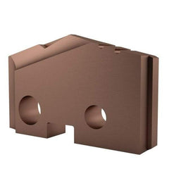 Allied Machine and Engineering - 1-1/8" Diam x 3/16" Thick, Seat Code 2, 132° Included Angle Spade Drill Insert - AM200 Coated, Cobalt, Grade Super Cobalt, Series GEN2 T-A - Apex Tool & Supply