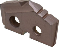 Allied Machine and Engineering - 57/64" Diam x 5/32" Thick, Seat Code 1, 132° Included Angle Spade Drill Insert - AM200 Coated, Cobalt, Grade Super Cobalt, Series GEN2 T-A - Apex Tool & Supply